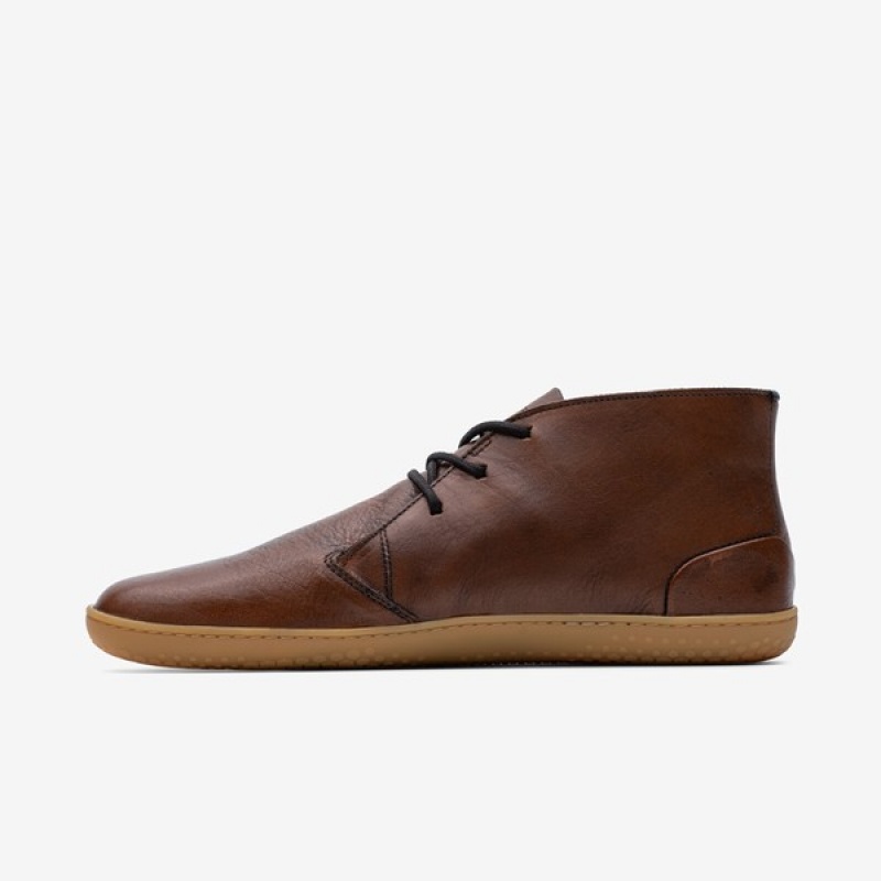 Vivobarefoot Preorder 'gobi Lux' Lifestyle Sko Herre Brune | XYS-184963