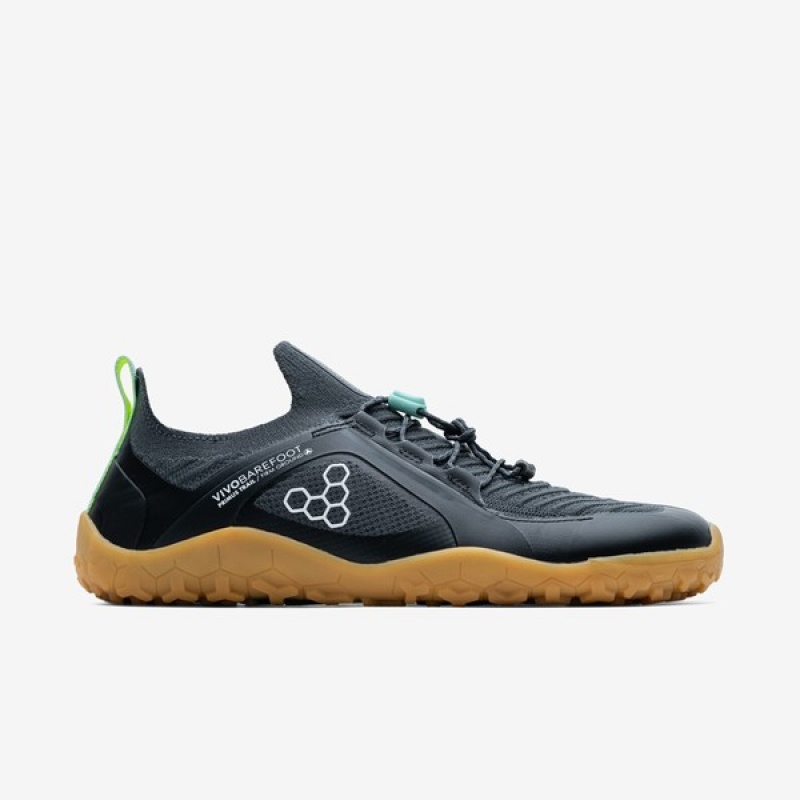 Vivobarefoot Primus Trail Knit Fg Vandresko Dame Dyb Grå | HRM-803514