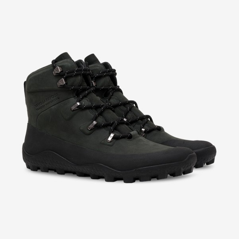 Vivobarefoot Tracker Vinter Sg Vandresko Dame Obsidian | KUO-509374