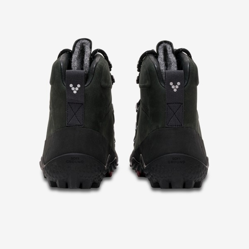 Vivobarefoot Tracker Vinter Sg Vandresko Dame Obsidian | KUO-509374