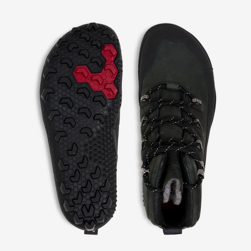 Vivobarefoot Tracker Vinter Sg Vandresko Dame Obsidian | KUO-509374